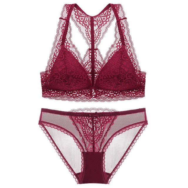 Embroidery Set Bra and Panty